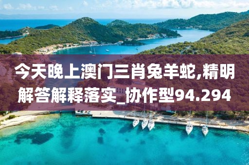 今天晚上澳门三肖兔羊蛇,精明解答解释落实_协作型94.294