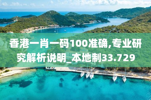 香港一肖一码100准确,专业研究解析说明_本地制33.729