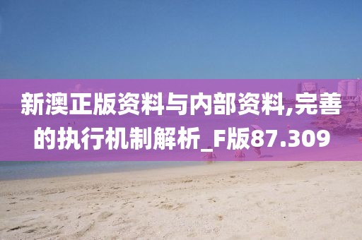新澳正版资料与内部资料,完善的执行机制解析_F版87.309