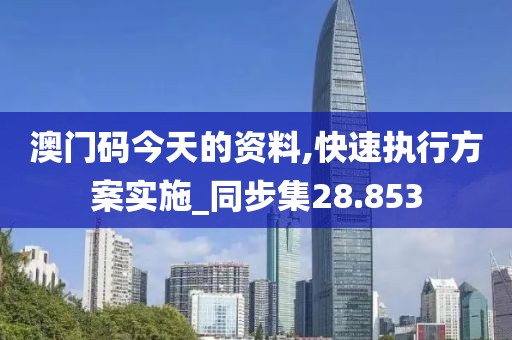 澳门码今天的资料,快速执行方案实施_同步集28.853