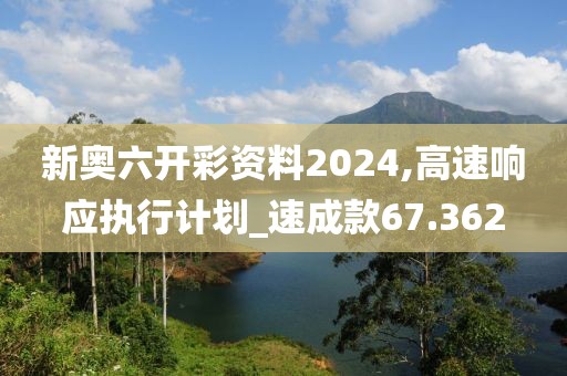 新奥六开彩资料2024,高速响应执行计划_速成款67.362