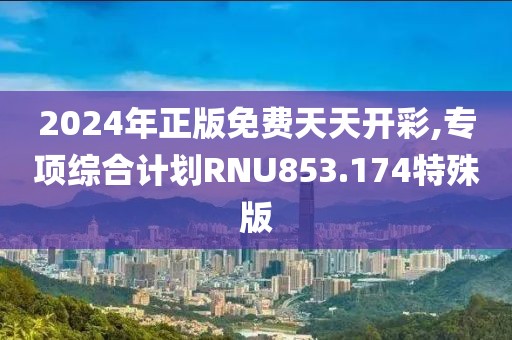 2024年正版免费天天开彩,专项综合计划RNU853.174特殊版