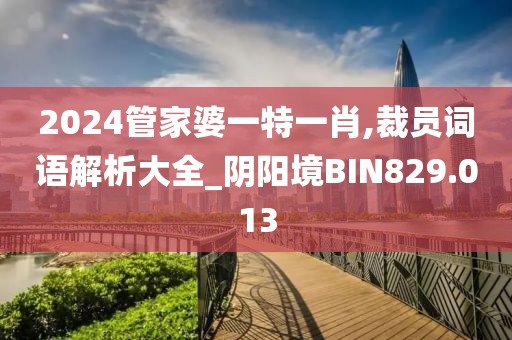 2024管家婆一特一肖,裁员词语解析大全_阴阳境BIN829.013