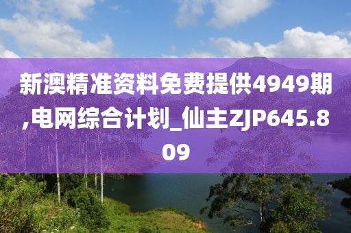 新澳精准资料免费提供4949期,电网综合计划_仙主ZJP645.809