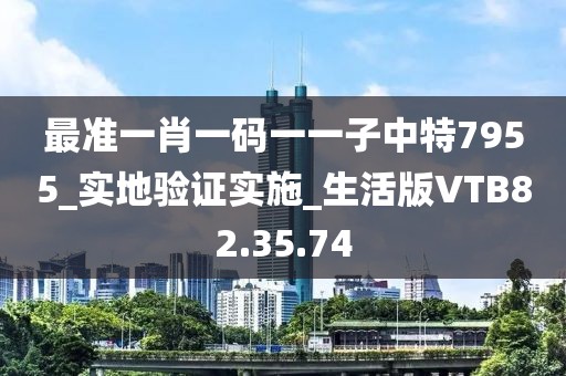最准一肖一码一一子中特7955_实地验证实施_生活版VTB82.35.74