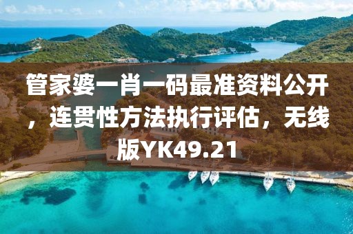 管家婆一肖一码最准资料公开，连贯性方法执行评估，无线版YK49.21
