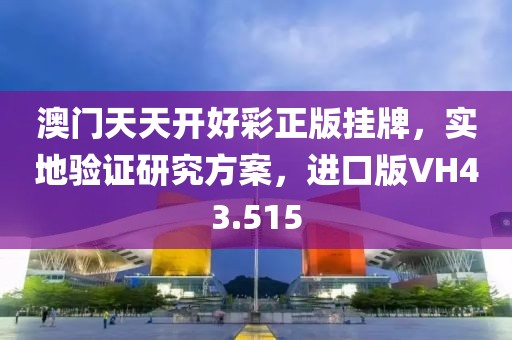 澳门天天开好彩正版挂牌，实地验证研究方案，进口版VH43.515