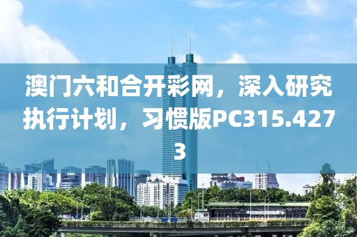 澳门六和合开彩网，深入研究执行计划，习惯版PC315.4273