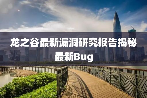 龙之谷最新漏洞研究报告揭秘最新Bug