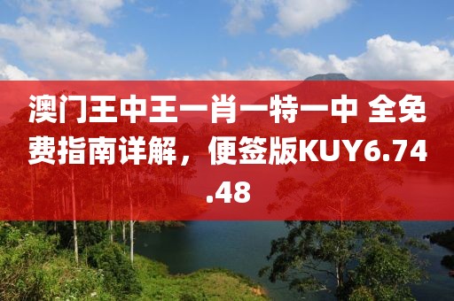 澳门王中王一肖一特一中 全免费指南详解，便签版KUY6.74.48