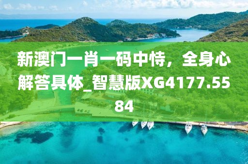 新澳门一肖一码中恃，全身心解答具体_智慧版XG4177.5584