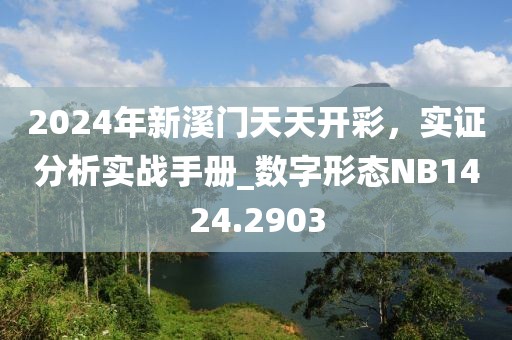 2024年新溪门天天开彩，实证分析实战手册_数字形态NB1424.2903