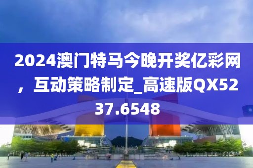 2024澳门特马今晚开奖亿彩网，互动策略制定_高速版QX5237.6548