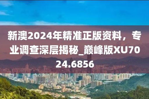 新澳2024年精准正版资料，专业调查深层揭秘_巅峰版XU7024.6856