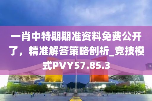 一肖中特期期准资料免费公开了，精准解答策略剖析_竞技模式PVY57.85.3