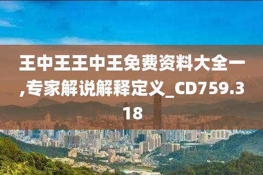 王中王王中王免费资料大全一,专家解说解释定义_CD759.318