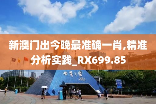 新澳门出今晚最准确一肖,精准分析实践_RX699.85