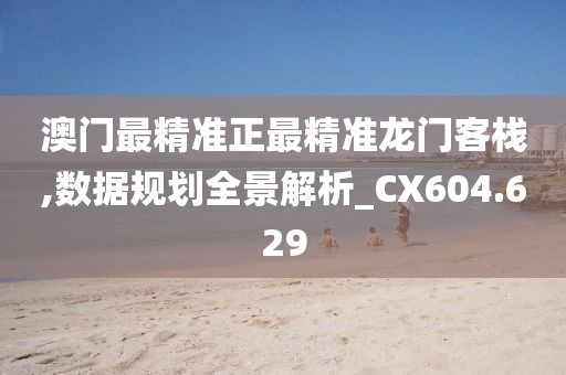 澳门最精准正最精准龙门客栈,数据规划全景解析_CX604.629