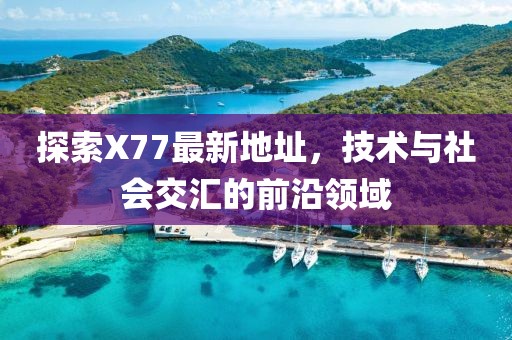 探索X77最新地址，技术与社会交汇的前沿领域