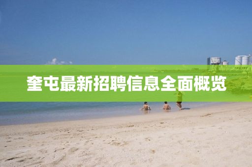 奎屯最新招聘信息全面概览