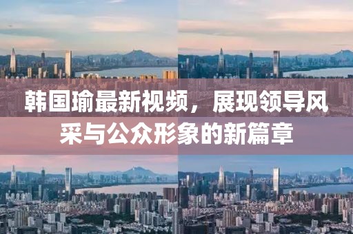 韩国瑜最新视频，展现领导风采与公众形象的新篇章