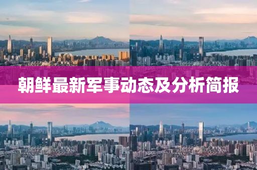 朝鲜最新军事动态及分析简报