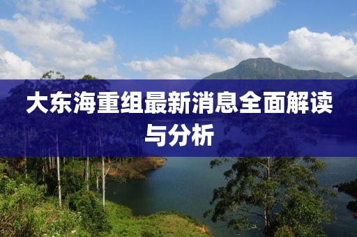 大东海重组最新消息全面解读与分析