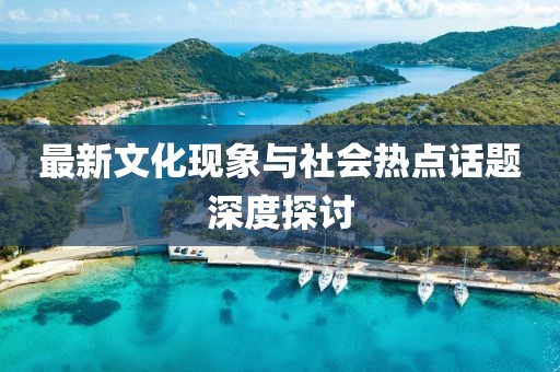 最新文化现象与社会热点话题深度探讨
