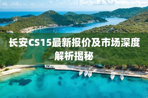 长安CS15最新报价及市场深度解析揭秘