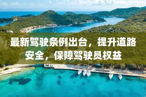最新驾驶条例出台，提升道路安全，保障驾驶员权益