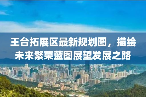 王台拓展区最新规划图，描绘未来繁荣蓝图展望发展之路