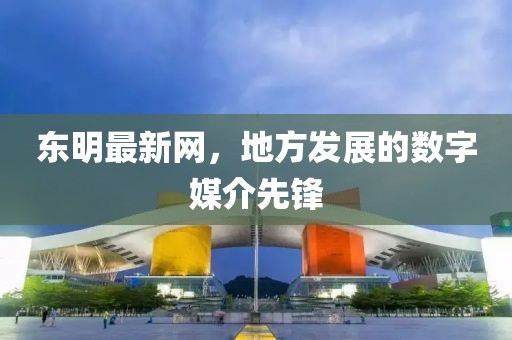 东明最新网，地方发展的数字媒介先锋