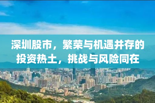 深圳股市，繁荣与机遇并存的投资热土，挑战与风险同在