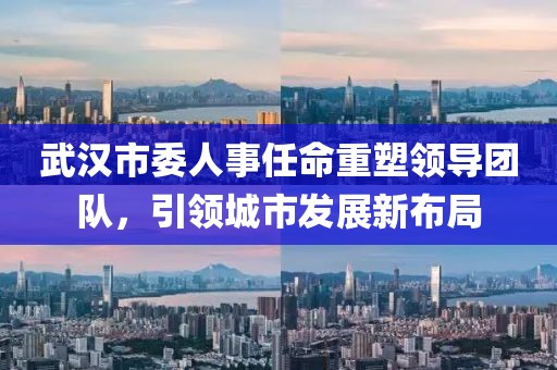 武汉市委人事任命重塑领导团队，引领城市发展新布局