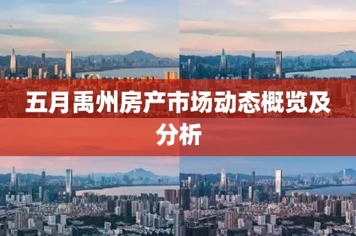 五月禹州房产市场动态概览及分析