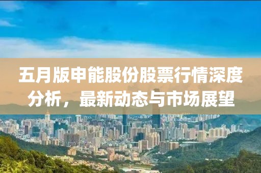 五月版申能股份股票行情深度分析，最新动态与市场展望