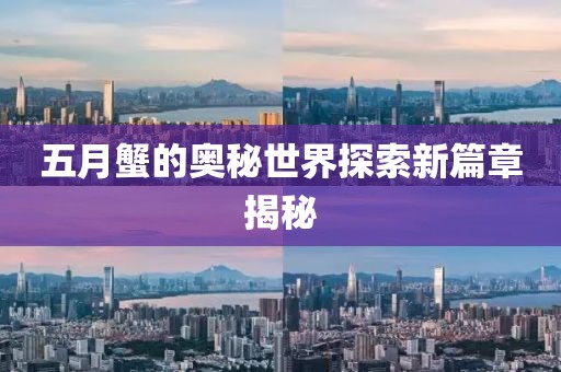 五月蟹的奥秘世界探索新篇章揭秘