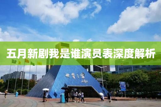 五月新剧我是谁演员表深度解析