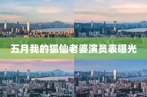 五月我的狐仙老婆演员表曝光
