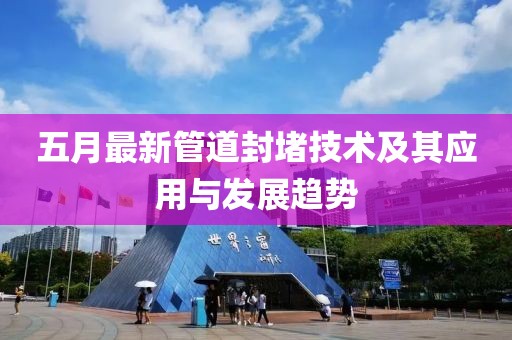 五月最新管道封堵技术及其应用与发展趋势