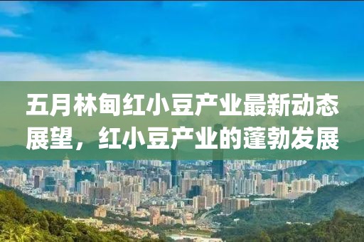 五月林甸红小豆产业最新动态展望，红小豆产业的蓬勃发展