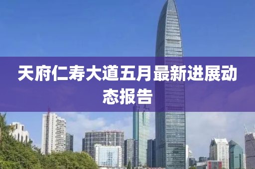 天府仁寿大道五月最新进展动态报告