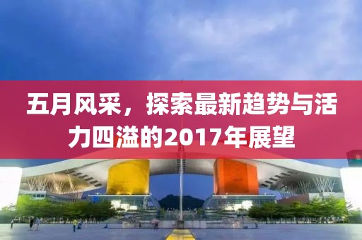 五月风采，探索最新趋势与活力四溢的2017年展望