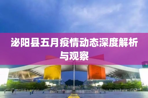 泌阳县五月疫情动态深度解析与观察