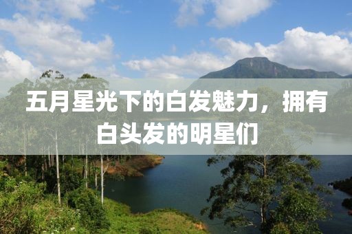 五月星光下的白发魅力，拥有白头发的明星们