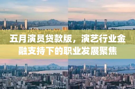 五月演员贷款版，演艺行业金融支持下的职业发展聚焦