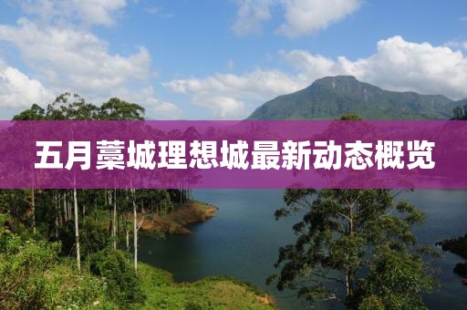 五月藁城理想城最新动态概览