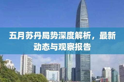 五月苏丹局势深度解析，最新动态与观察报告