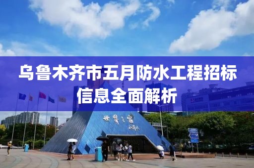 乌鲁木齐市五月防水工程招标信息全面解析