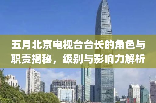 五月北京电视台台长的角色与职责揭秘，级别与影响力解析